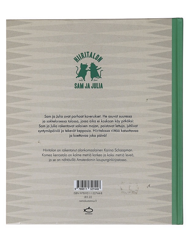 Hiiritalon Sam ja Julia - Schaapman, Karina - Lastenkirjat - 10105496875 - 1