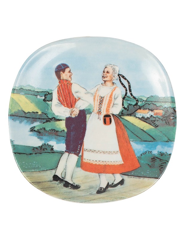 ARABIA Suomalaisia kansallispukuja seinälautanen - Häme - Designsuosikit - 10105496910 - 0