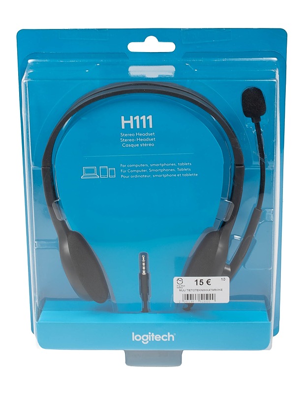 LOGITECH H111 headset - Viihde-elektroniikka - 10105496957 - 0