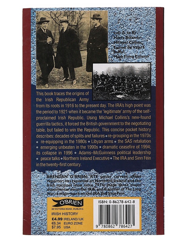 A Pocket History of the IRA - O'Brien , Brendan - Tietokirjat - 10105497067 - 1
