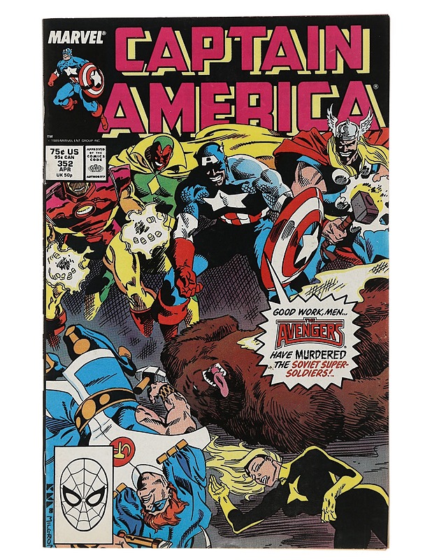 Captain America 352/1989 - Lehdet - 10105497069 - 0
