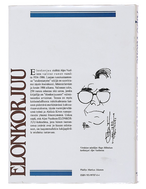 Elonkorjuu : valitut runot 1934-1986 - Vuolle, Alpo - Romaanit ja novellit - 10105497080 - 1