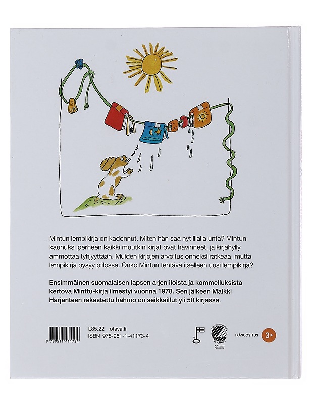 Minttu ja kadonneet kirjat - Maikki Harjanne - Lastenkirjat - 10105497085 - 1