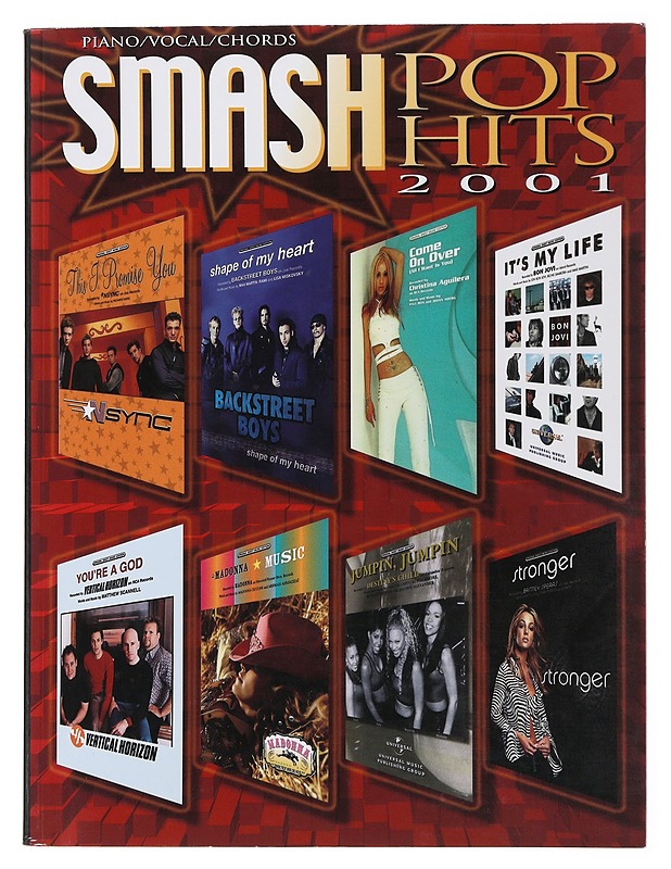 Smash pop hits 2001 : piano, vocal, chords - Tietokirjat ja oppaat - 10105497093 - 0