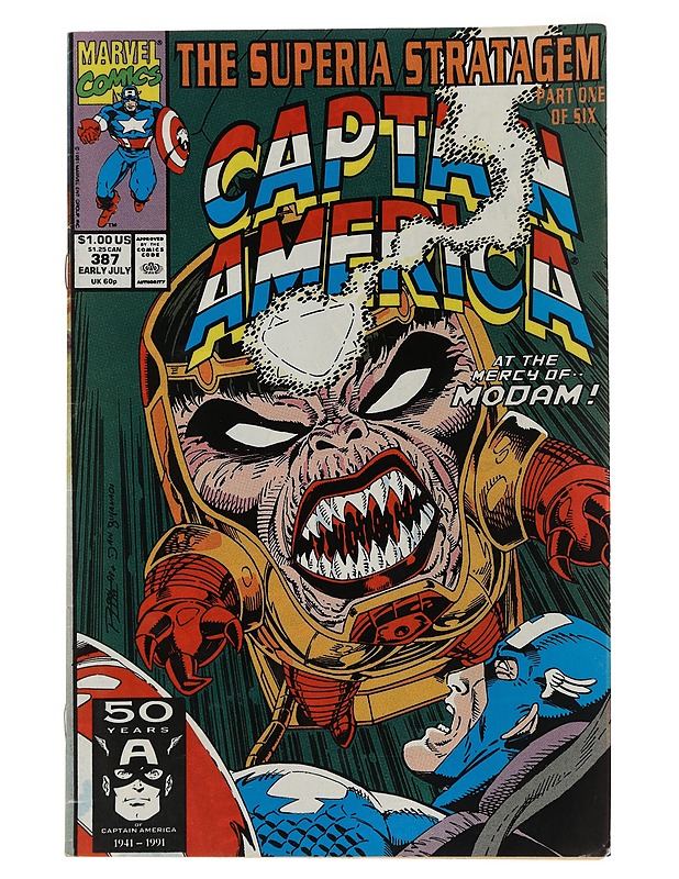 Captain America 387/1991 - Lehdet - 10105497105 - 0