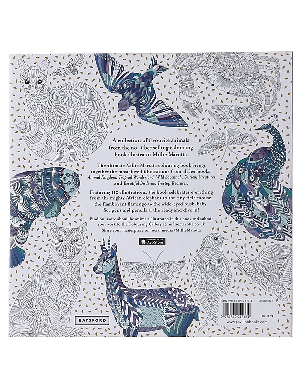 Wildlife Wonders - Millie Marotta - Harrastekirjat - 10105497142 - 1