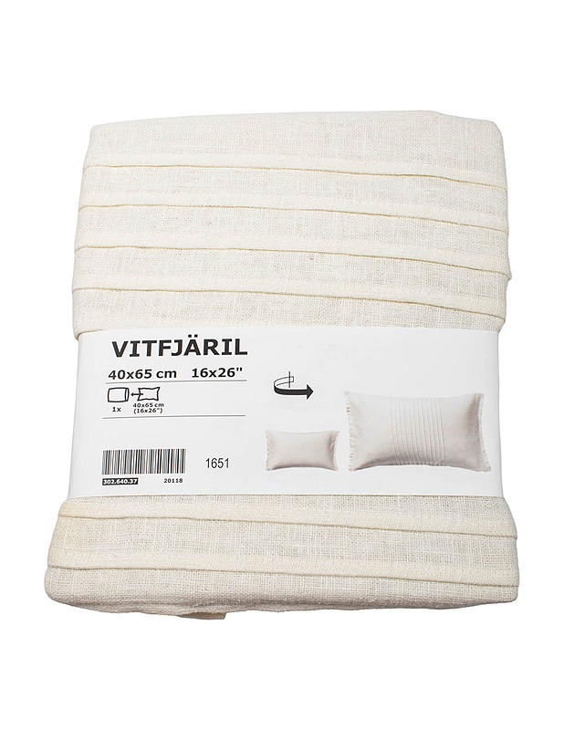 IKEA Vitfjäril sisustustyynyliina, 40x65 cm - Muut kodintekstiilit - 10105497182 - 0