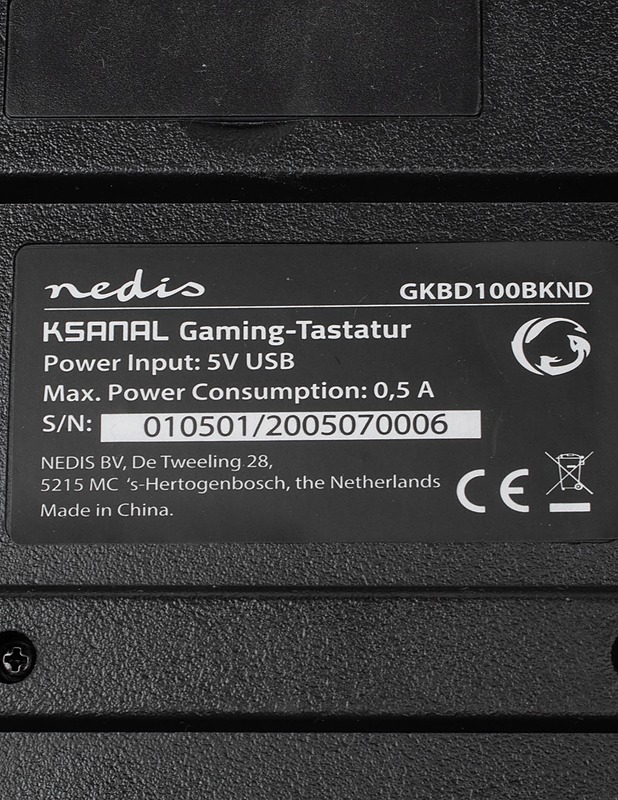 NEDIS Ksanal Gkbd100bknd gaming-näppäimistö - Tietokoneet - 10105497194 - 2