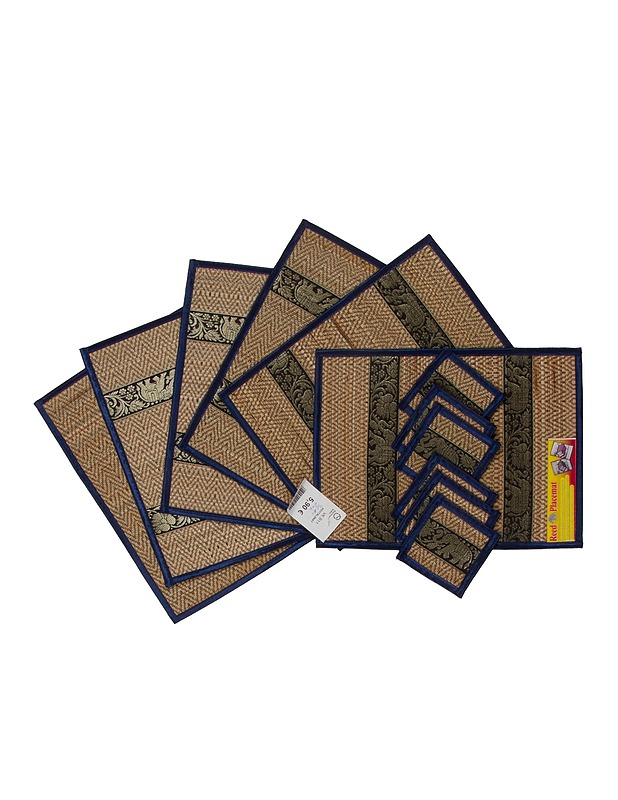 REED PLACEMAT pöytäliinasetti 6x6 kpl - Pöytäliinat - 10105497197 - 0