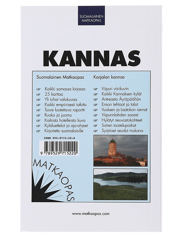Kannas : matkaopas - Lehtipuu, Markus - Tietokirjat ja oppaat - 10105497246 - 1