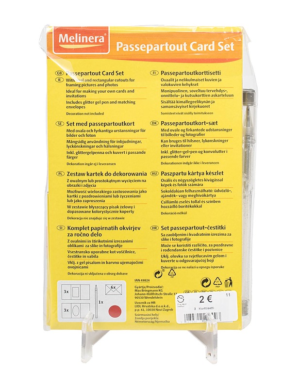 MELINERA Passepartout korttisetti - Askartelu - 10105497277 - 1