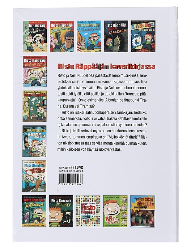 Risto Räppääjän kaverikirja - Nopola, Sinikka - Lastenkirjat - 10105497370 - 1