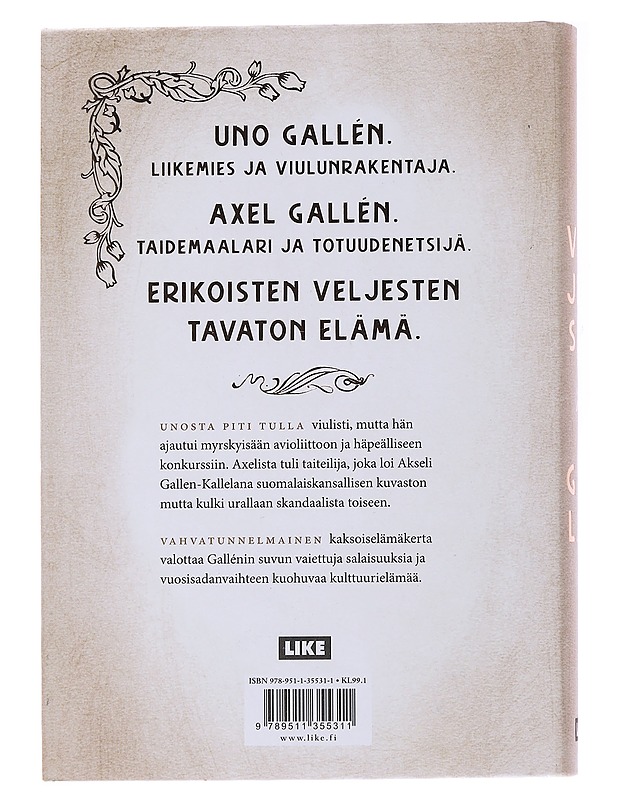 Veljekset Gallén - Viljami Puustinen - Elämäkerrat ja muistelmat - 10105497375 - 1