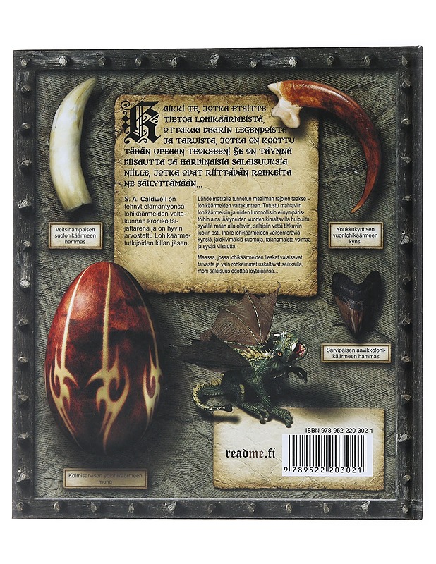 Lohikäärmeet : lohikäärmeiden valtakunnan salaisuudet - Caldwell, S. A. - Tietokirjat ja oppaat - 10105497443 - 1