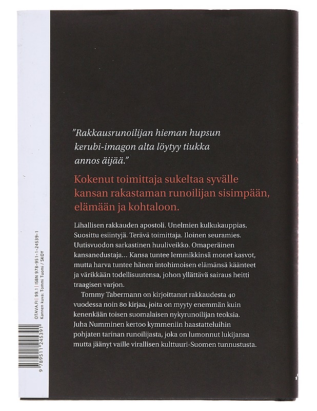 Lähikuvassa Tommy Tabermann - Juha Numminen - Elämäkerrat ja muistelmat - 10105497447 - 1