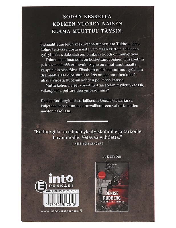 Salainen koodi - Rudberg, Denise - Romaanit ja novellit - 10105497478 - 1