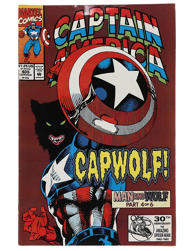 Captain America 405/1992 - Lehdet - 10105497489 - 0