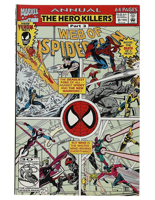 Web of Spider-Man 8/1992 - Lehdet - 10105497531 - 0