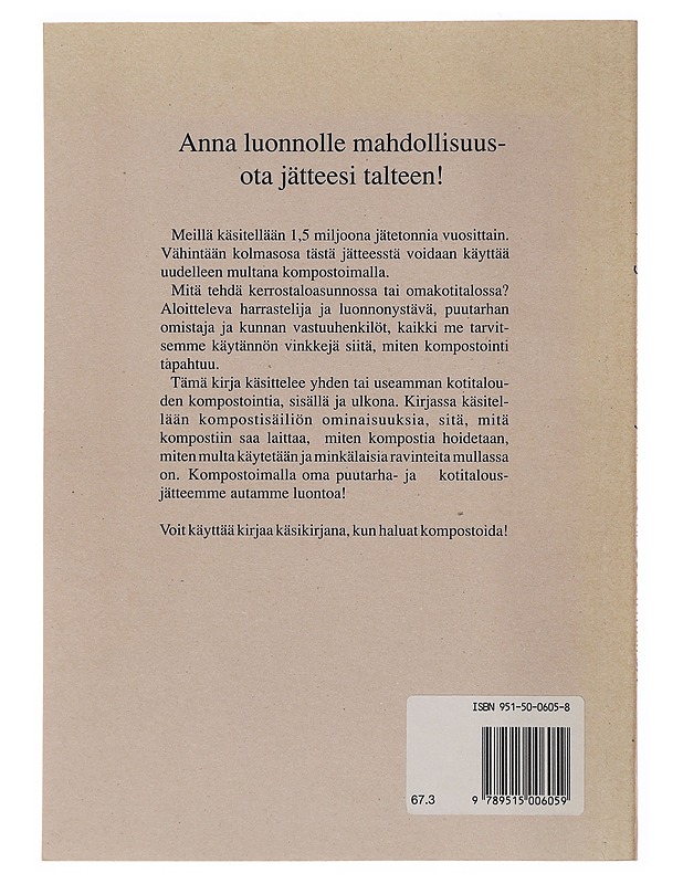 Kompostointikirja - Alm, Gustaf - Tietokirjat ja oppaat - 10105497557 - 1
