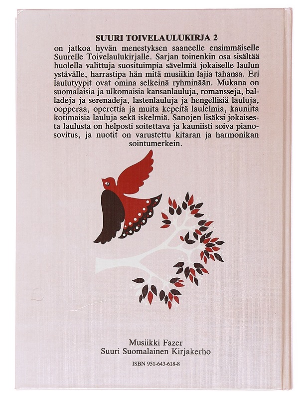 Suuri toivelaulukirja. 2 - Vuoristo, Aapeli - Musiikki- ja elokuvakirjat - 10105497571 - 1
