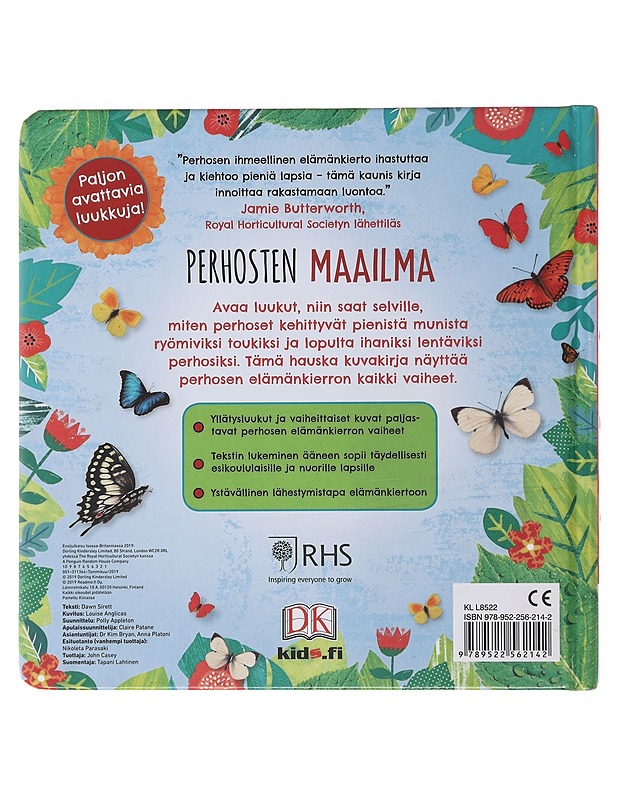 Perhosten maailma - Sirett, Dawn - Lastenkirjat - 10105497591 - 1