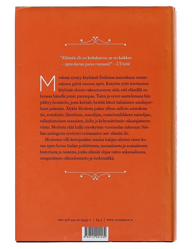 Elämän ilo - Sapienza, Goliarda - Romaanit ja novellit - 10105497600 - 1