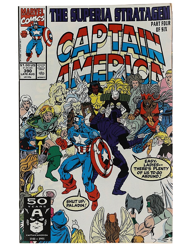 Captain America 390/1991 - Lehdet - 10105497706 - 0