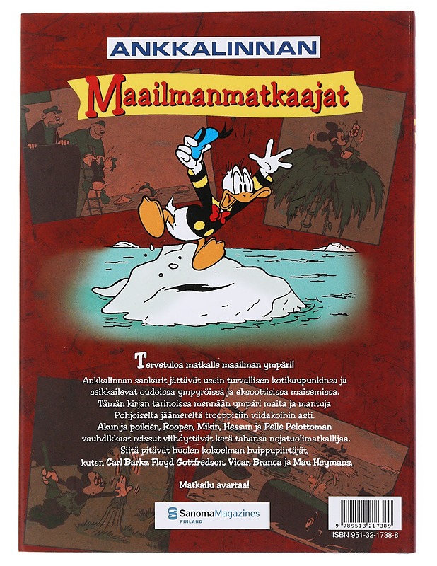 Ankkalinnan maailmanmatkaajat - Disney, Walt - Sarjakuvat - 10105497713 - 1