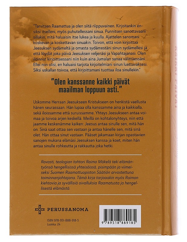 Jeesuksen kanssa kaikki päivät : hengellinen lukemisto - Raimo Mäkelä - Tietokirjat ja oppaat - 10105497742 - 1