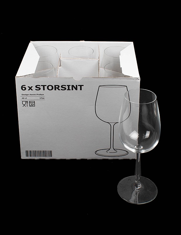 IKEA Storsint viinilasi 49 cl, 6 kpl - Lasit - 10105497762 - 0