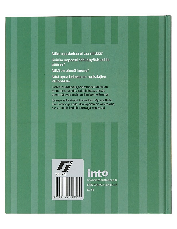 Voihan vammainen : lasten kuvasanakirja vammaisuudesta - Saraste, Heini - Lastenkirjat - 10105497780 - 1