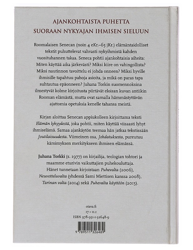Elämän lyhyydestä - Seneca ; Juhana Torkki - Tietokirjat ja oppaat - 10105497917 - 1