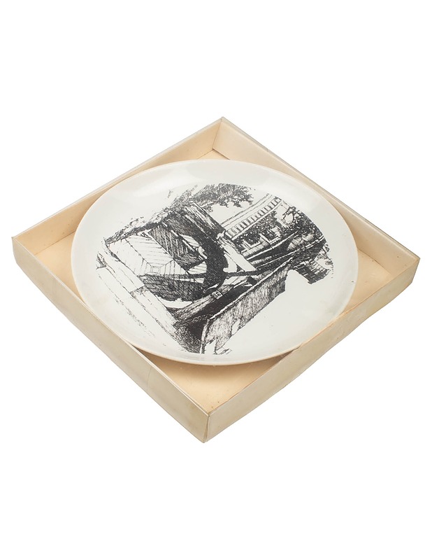 ARABIA Vanha Rauma Naulan Portti tarjoilu/seinälautanen - Designsuosikit - 10105497925 - 0