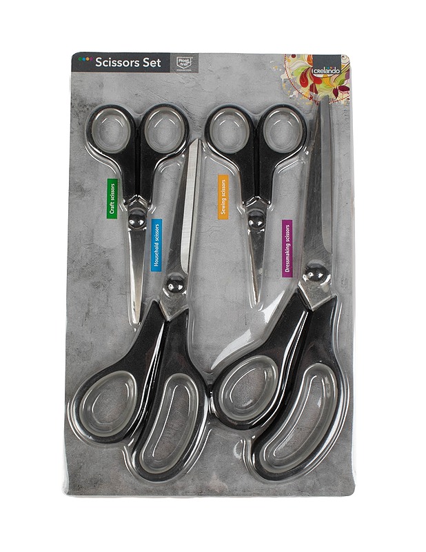 CRELANDO saksisetti, 4 osaa - Askartelu - 10105497924 - 0