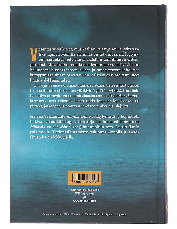 Eläin ja ihminen : mikä meitä yhdistää? - Helena Telkänranta - Tietokirjat ja oppaat - 10105497933 - 1