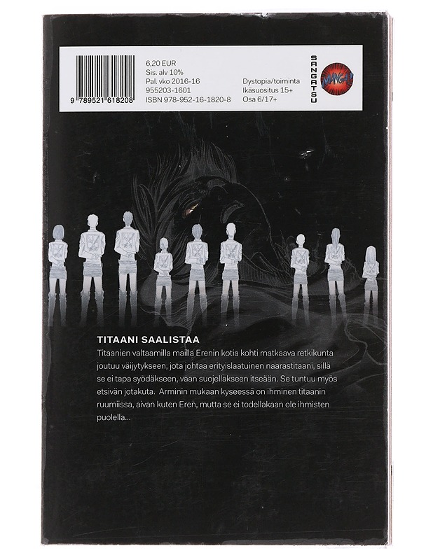 Titaanien sota 6 - Isayama, Hajime - Sarjakuvat - 10105498019 - 1