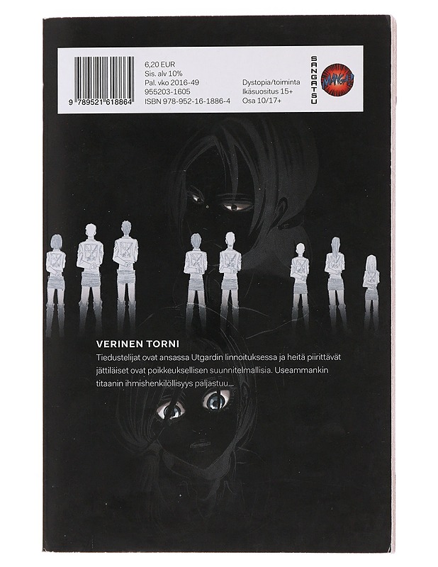 Titaanien sota 10 - Isayama, Hajime - Sarjakuvat - 10105498021 - 1