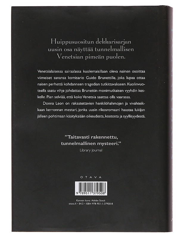 Pimeillä vesillä - Leon, Donna - Jännitys ja dekkarit - 10105498022 - 1