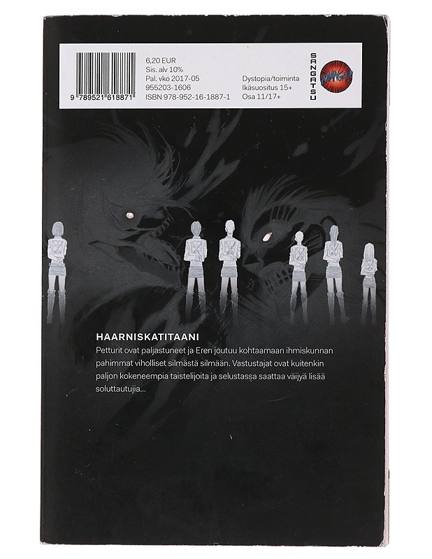 Titaanien sota 11 - Isayama, Hajime - Sarjakuvat - 10105498033 - 1