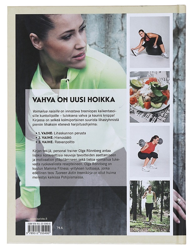 Voimailua naisille : treeni, ravinto, motivaatio - Rönnberg, Olga - Tietokirjat ja oppaat - 10105498042 - 1
