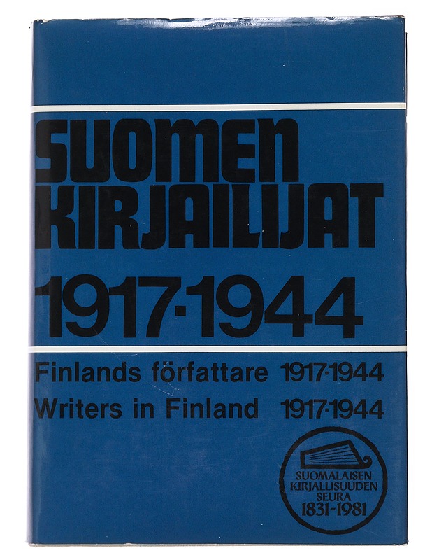 Suomen kirjailijat 1917-1944 : pienoiselämäkerrat : teosbibliografiat : tutkimusviitteet = Finlands författare 1917-1944 : kortbiografier : verkförteckningar : litteraturhänvisning - Elämäkerrat ja muistelmat - 10105498051 - 0