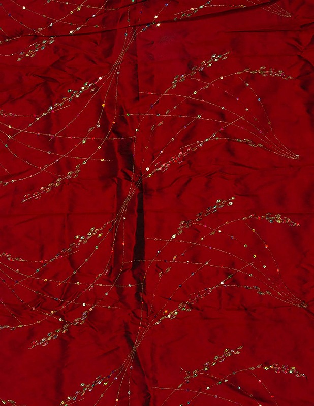 Kohokuvioitu silkkisekoitekangas, 150x200 cm - Kankaat - 10105498065 - 0