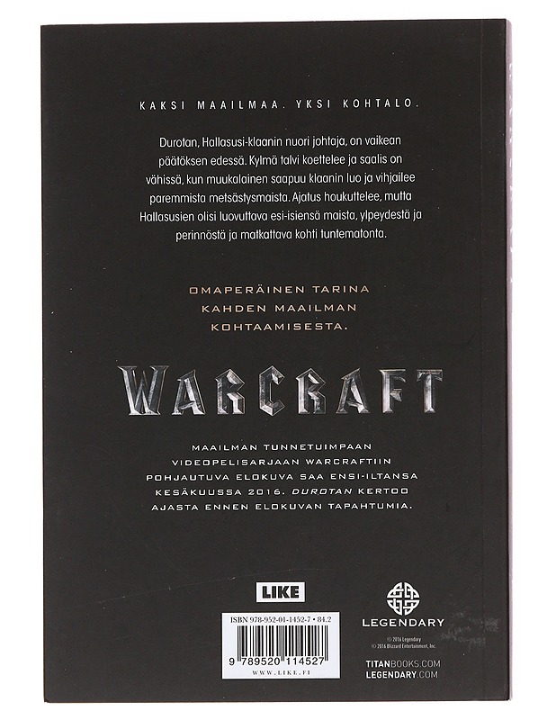Warcraft : Durotan - Golden, Christie - Fantasia- ja scifi - 10105498100 - 1