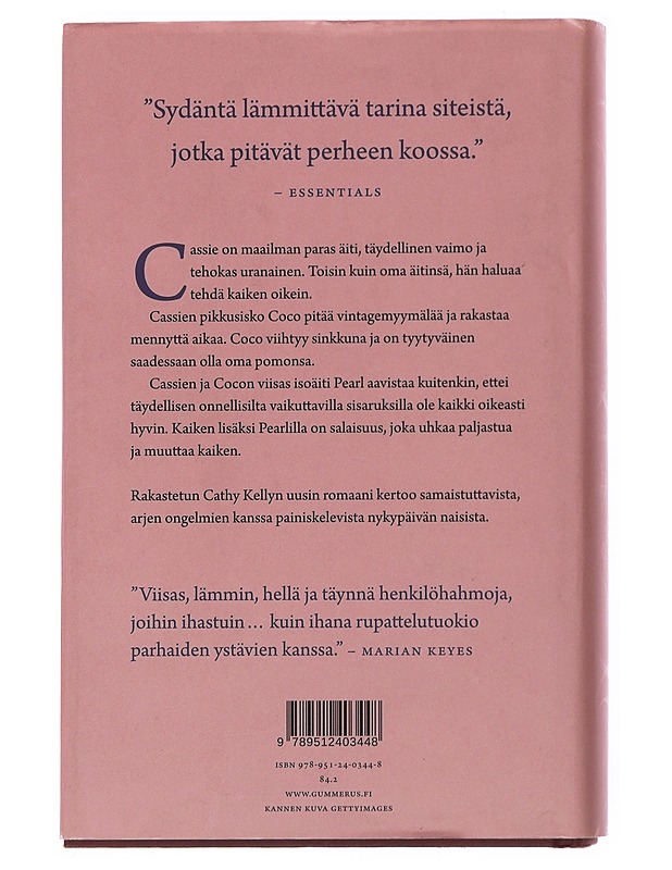 Sisarten kesken - Kelly, Cathy - Romaanit ja novellit - 10105498129 - 1