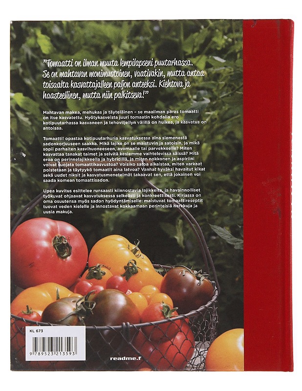 Tomaatti! - Lumme, Sonja - Ruokakirjat - 10105498191 - 1