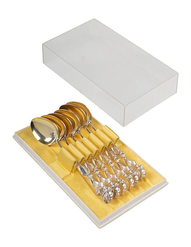 Ruusu kahvilusikat, 6 kpl - Aterimet - 10105498196 - 0