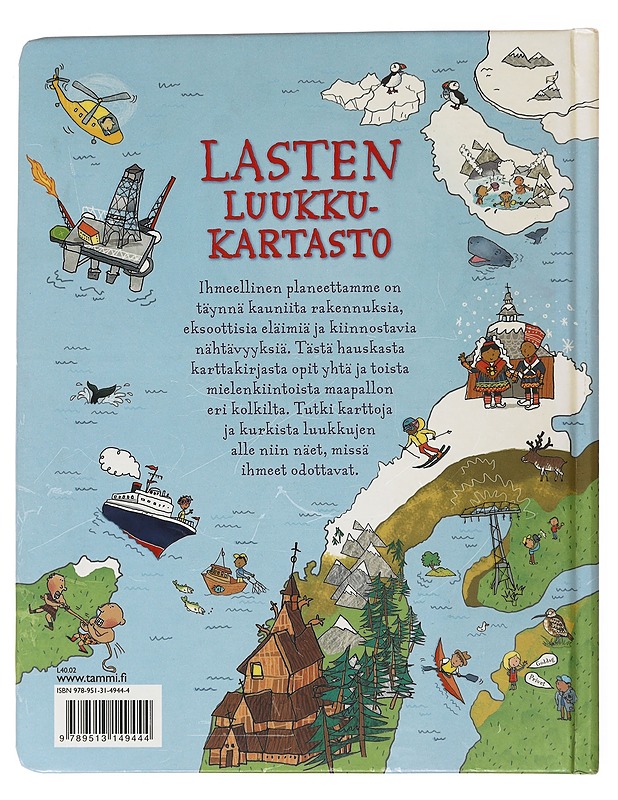 Lasten luukkukartasto : kurkista maailmaan! - Lee, Helen - Lastenkirjat - 10105498221 - 1