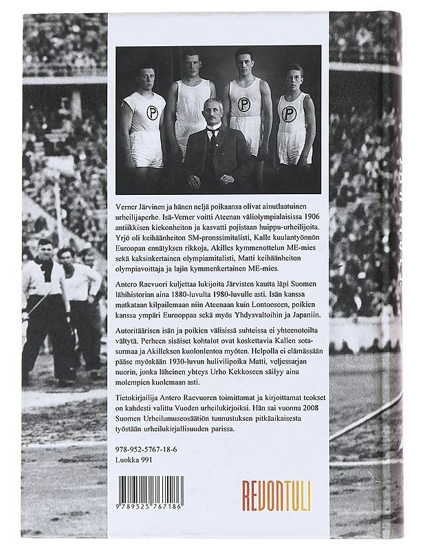 Järviset : legendaarinen suomalainen urheilijaperhe - Antero Raevuori - Historiakirjat - 10105498236 - 1