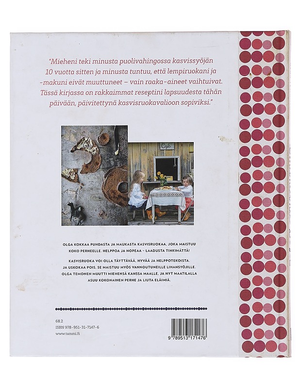 Emäntänä Olga : kasvisruokaa läheltä koko perheelle - Temonen, Olga - Ruokakirjat - 10105498248 - 1