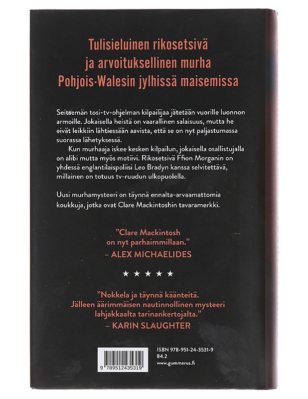 Vuorten varjo - Mackintosh, Clare - Jännitys ja dekkarit - 10105498273 - 1
